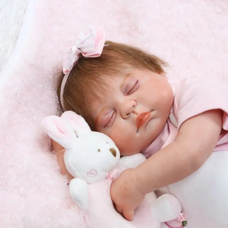 

NPK All New Style Model Infant Soft Silcone Doll High-End Creative Cool Gift Collection Aihao Reborn Baby Doll