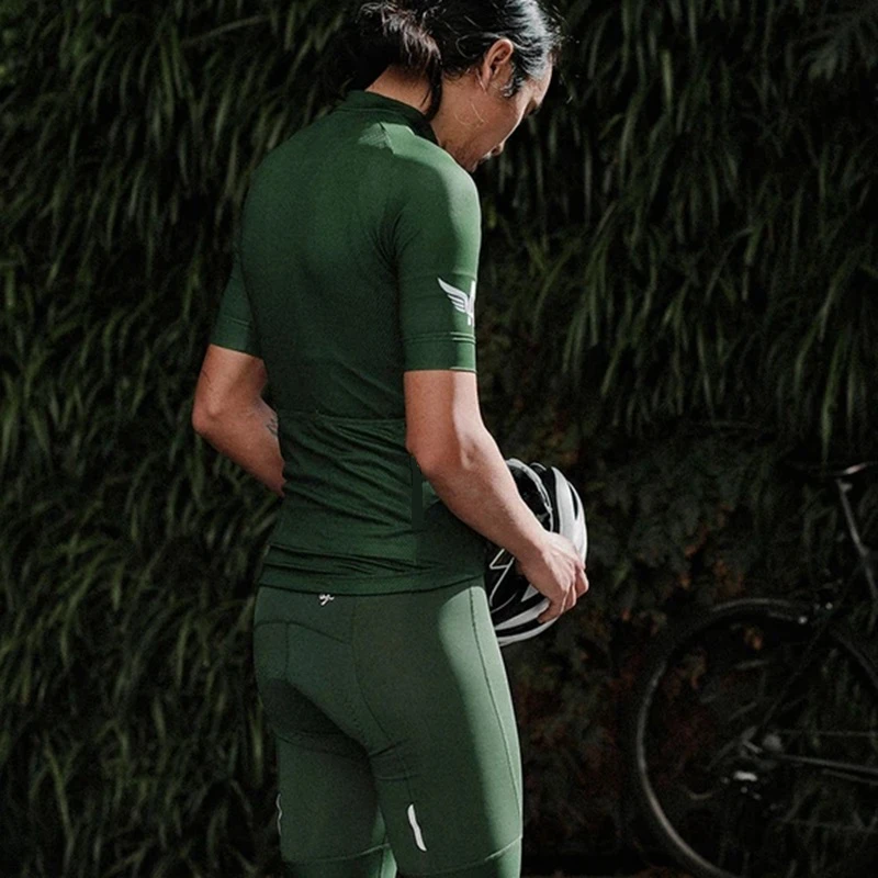 Attaquer Green cycling jersey men women 2020 unisex Summer top quality bicycle ride clothing tops Body Contoured mtb sport shirt