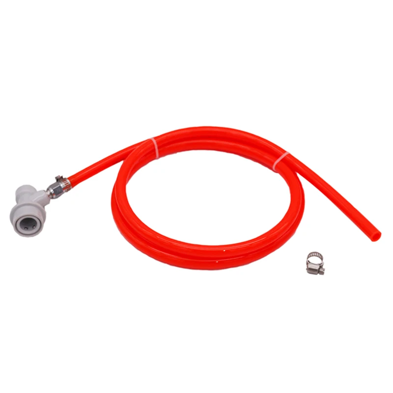 Шаровой замок Газовая линия в сборе 5/1" ID x 1/2" OD 5ft(1,5 м) PU трубка 100 PSI пищевая Марка Homebrew пивной Kegging оборудование