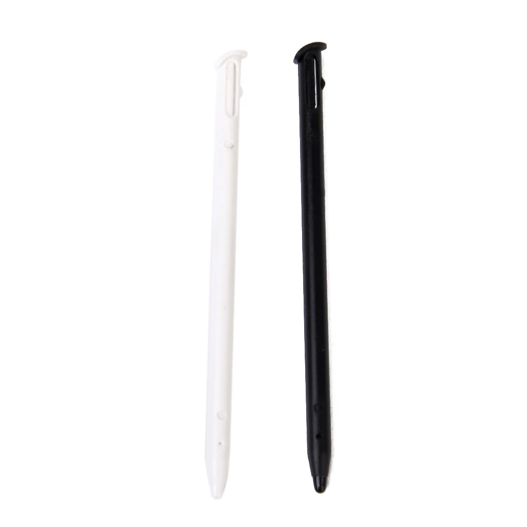 Plastic Stylus Touch Screen Pen for New Nintendo 3DS Accessory Pack of 2 Black and white Plastic Stylus Touch Screen Pen for New Nintendo 3DS Accessory Pack of 2 Black and white