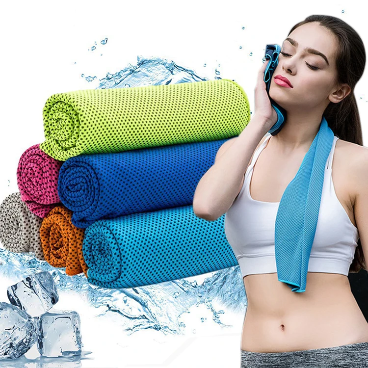 

6pcs Microfiber Sports Towel Rapid Cooling Ice Face Towel Quick-Dry Beach Towels Enduring Instant Chill Towels for Fitness Yoga