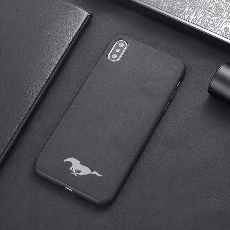 Luxury Racing-Inspired Leather Phone Case Cover