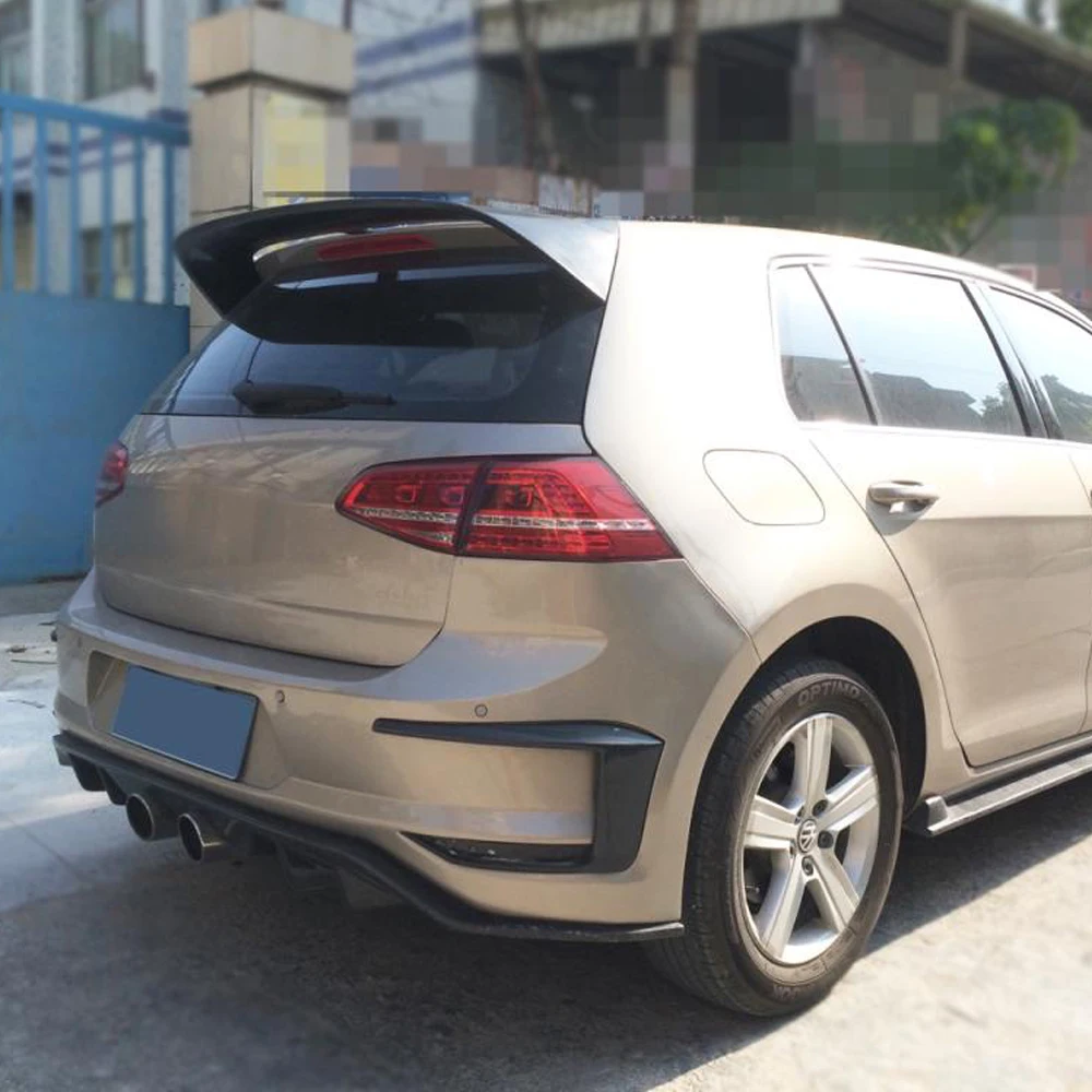 Задний спойлер на крыло из углеродного волокна крышу для Volkswagen VW golf 7 VII MK7 Standard 2014
