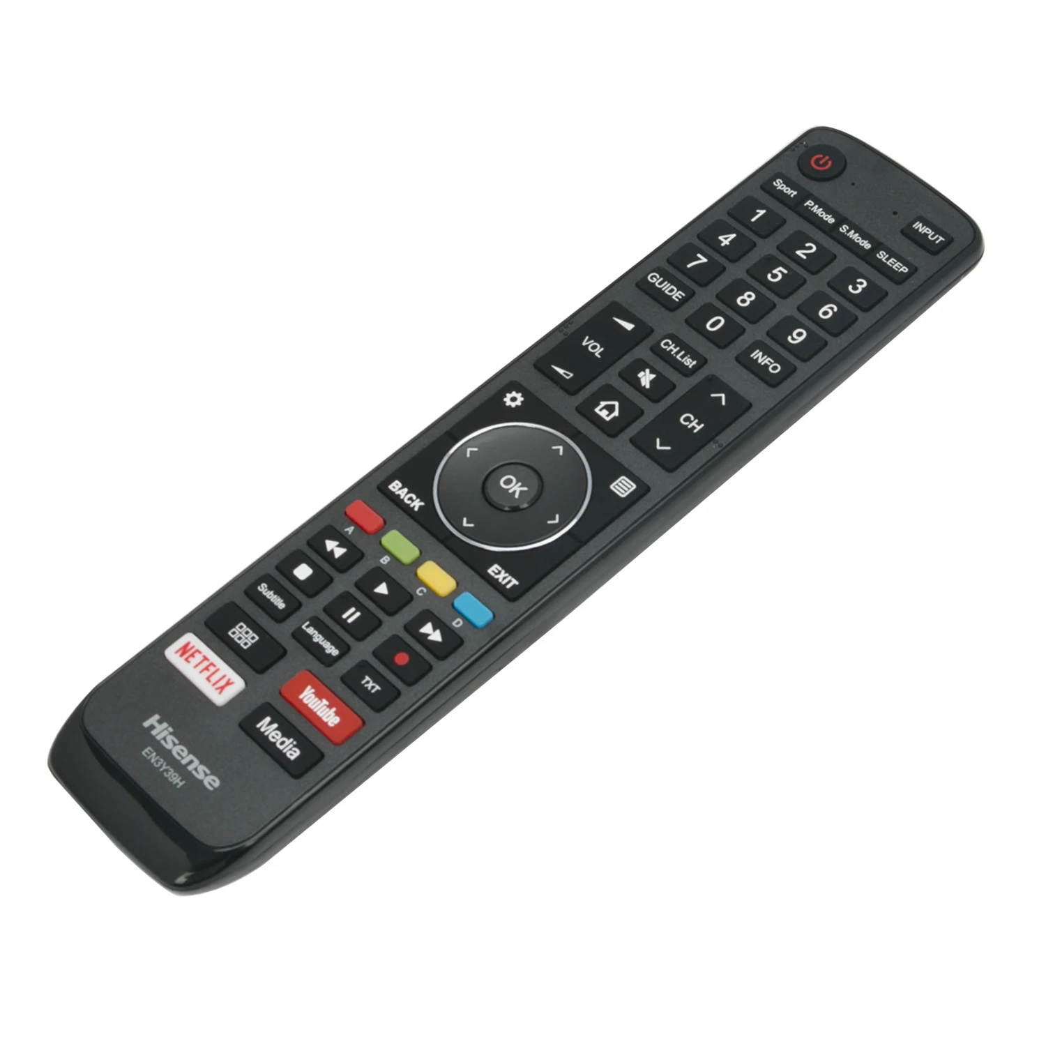 Hisense EN3Y39H пульт дистанционного управления для H50U7A H55U7A H65U7A H43A6500 H50A6500 H55A6500 H65A6500 ЖК-дисплей ТВ