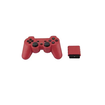 

For Sony PS2 Wireless Controller Bluetooth Gamepad For Play Station 2 Joystick Console For Dualshock 2 Transparent Color