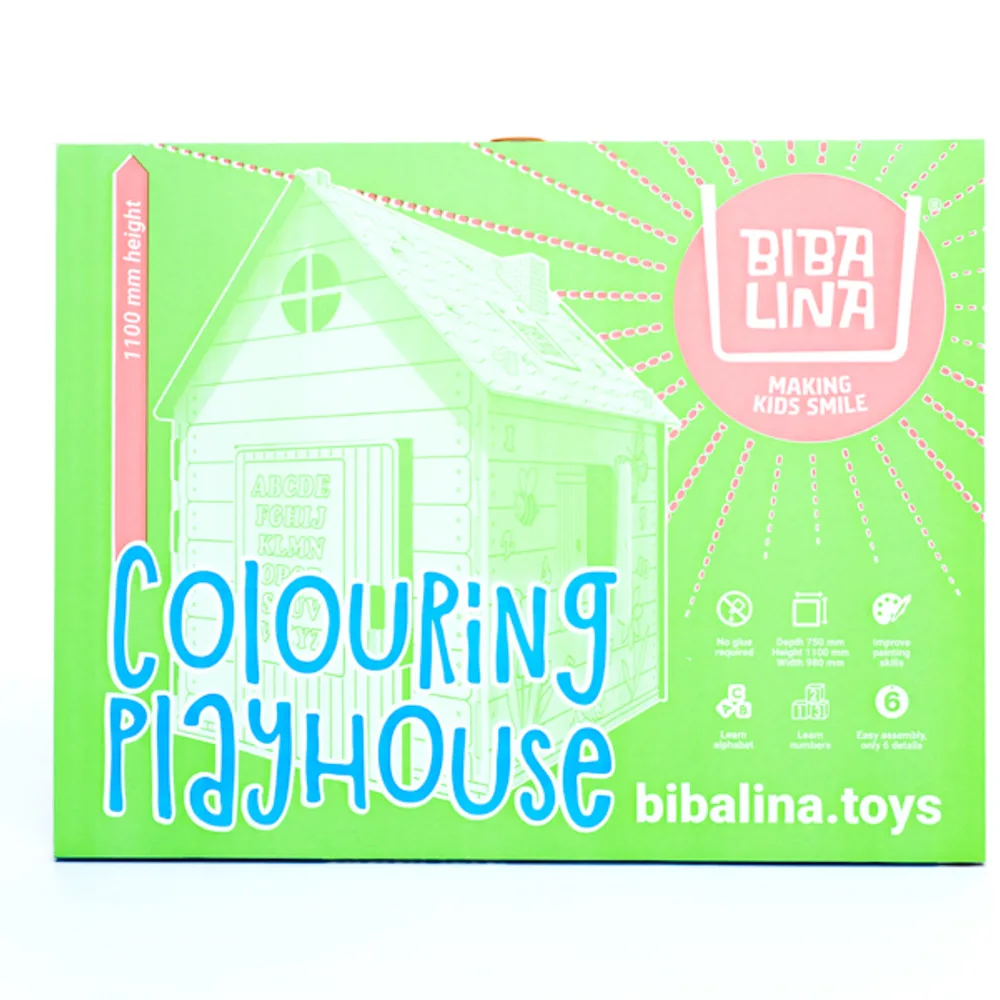 Drawing Toys BibaLina BBL003-001 for children toys pictures watercolor coloring draw education cardboard house hand drawing