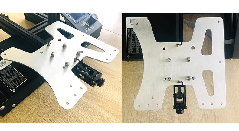 1 комплект обновления Ender 3 Ender-3 Pro Ender-3S алюминий y-карета Пластины Комплект 3-точечный выравнивание кровать с подогревом поддерживает