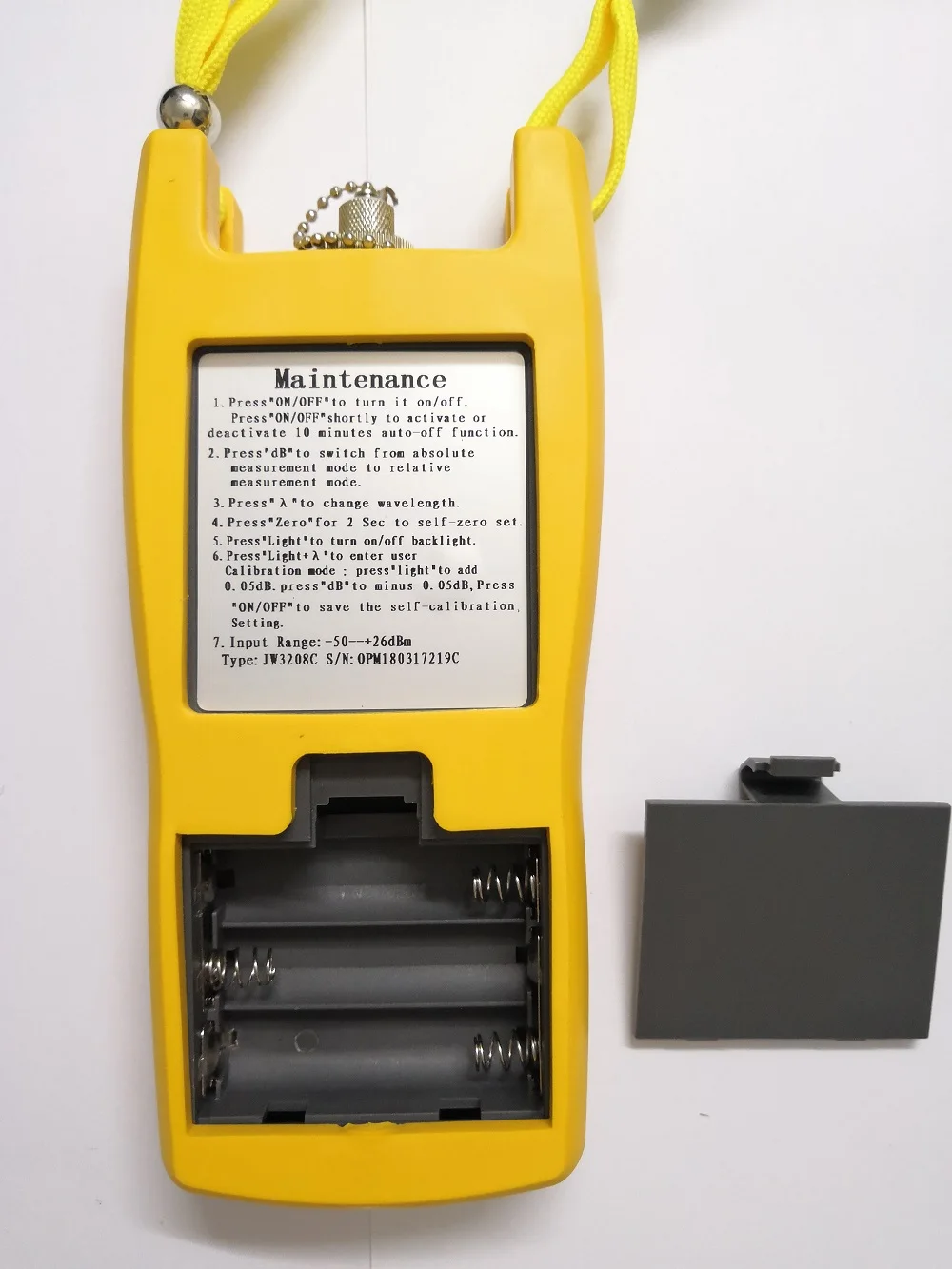 JoinWit JW3208 Fiber Optic Power Meter (4)