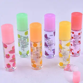 

Water Toot Lip Oil Glass Transparent Waterproof Fruit Lip Balm Reduce Lip Lines Lasting Moisturizing Colorless Shiny Lip Glaze