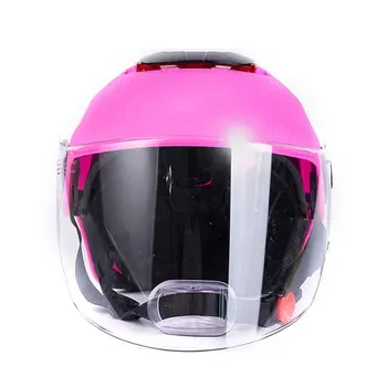 

Protective Gear Half Open Motorcycle Helmet ABS Shield Lightweight Portable Universal Outdoor Windproof Safety Riding Adult