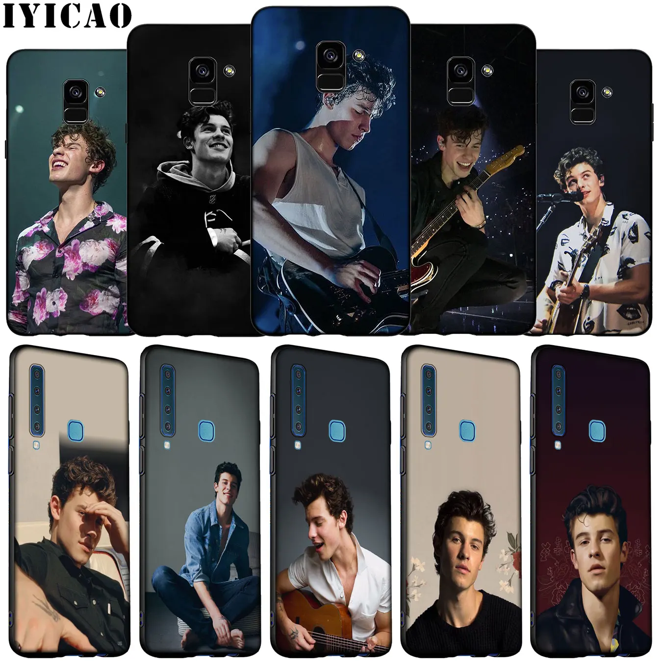 

IYICAO Shawn Mendes 2 Soft Silicone Phone Case for Samsung Galaxy A6 A9 A8 A7 2018 A3 A5 2016 2017 Note 9 8 10 Plus Cover