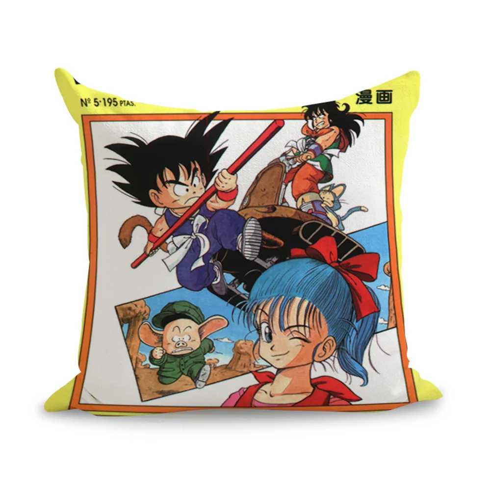 Akira Toriyama Drangon шариковая подушка в стиле комиксов евро покрытие декоративный