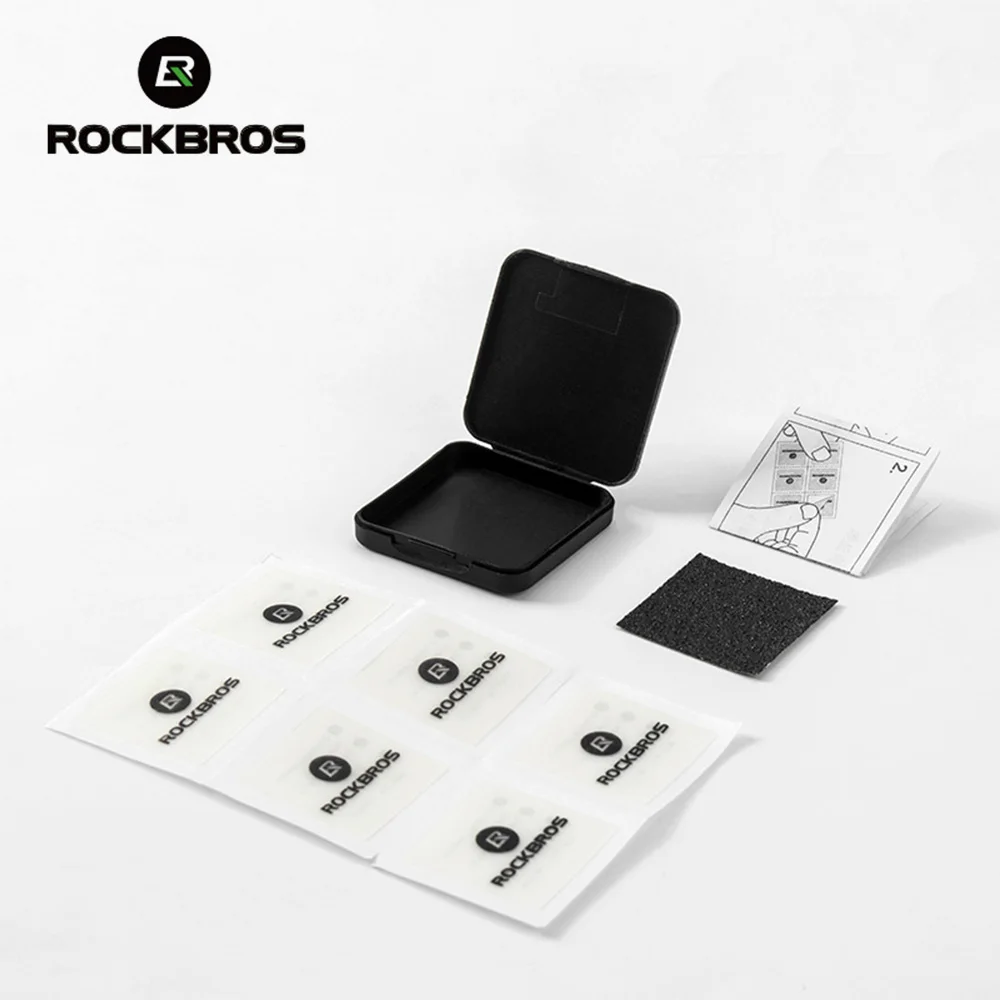6 шт./компл. ROCKBROS велосипедов комплект для ремонта шин Наборы без клея чип шина для горного велосипеда Быстрый патч инструмент MTB дорожный велосипед аксессуары для велосипеда
