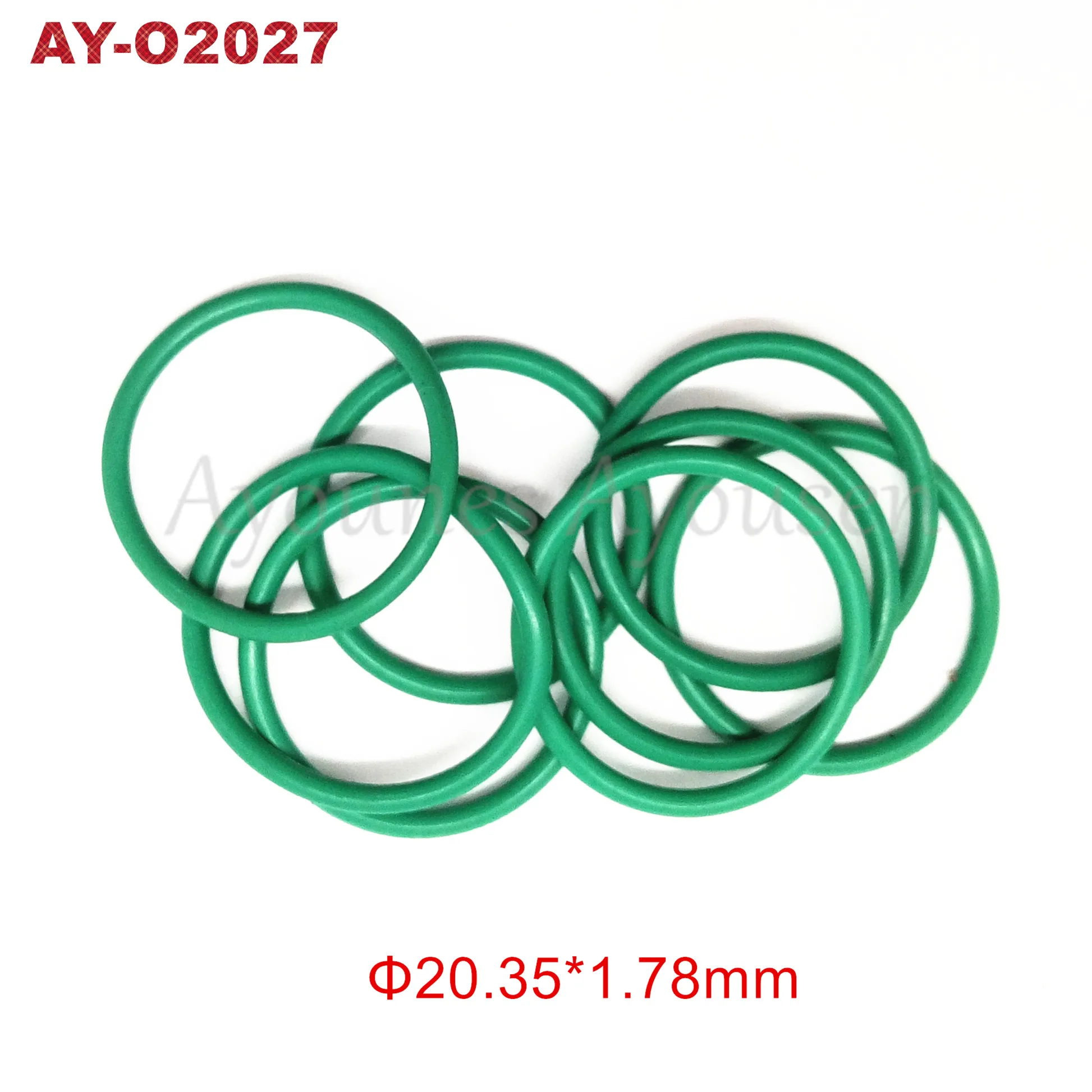 

200pieces top quality auto parts fuel injector seals rubber o rings 20.35*1.78mm for AY-O2027