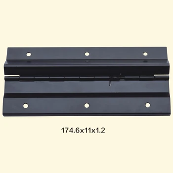 

Freeshipping 174.6*11*1.2mm Iron Metal Hinge Sewing Machine Folding Table Furniture Flip Tray Hinges Big Door Hinges