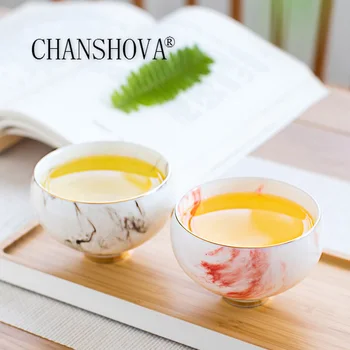 

CHANSHOVA 120ml Traditional Chinese retro style tea cup Coffee cups China porcelain ceramic cups tea set H493