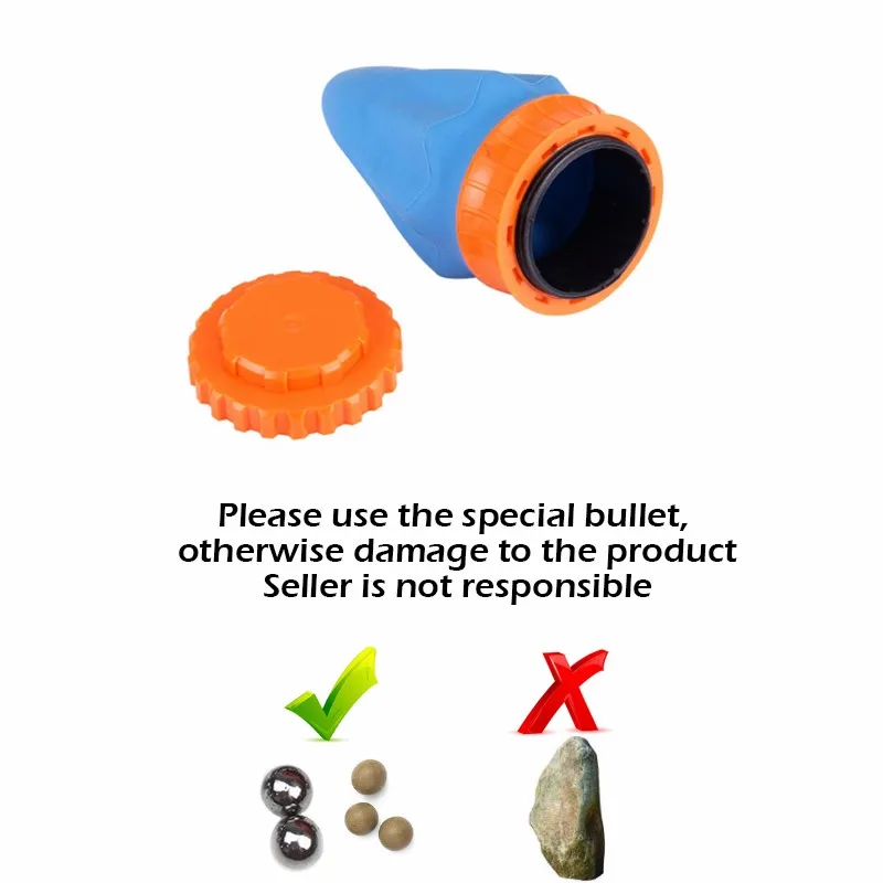 100Pcs/bag Mud Ball Powerful Outdoor Self defense Pocket Shot Slingshot Round Ball Game Toy Shooting Cup Device Hunting