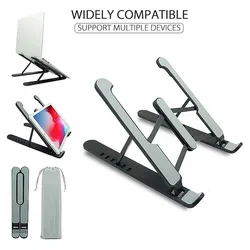 Soporte plegable para portátil, Base de apoyo para Macbook Pro, Lapdesk, PC, portátil, almohadilla de refrigeración