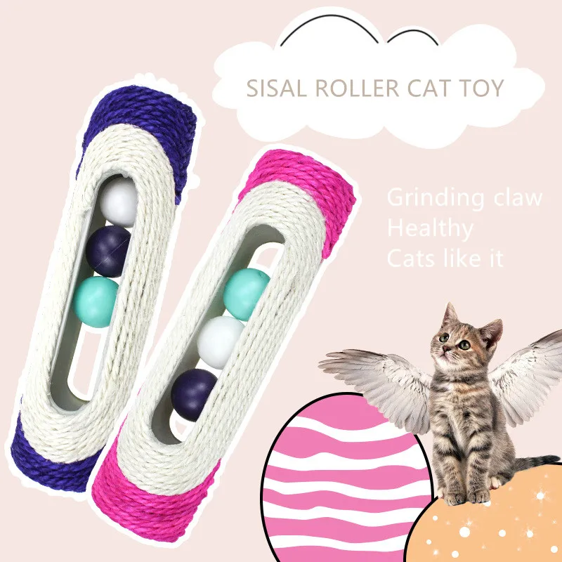 

Cat-scratcher Sisal Tunnels for Cats Toys Pet Grind Claws Interactive Cat Toy Exercise Relieve Boredom Ball Cat Toys Interactive