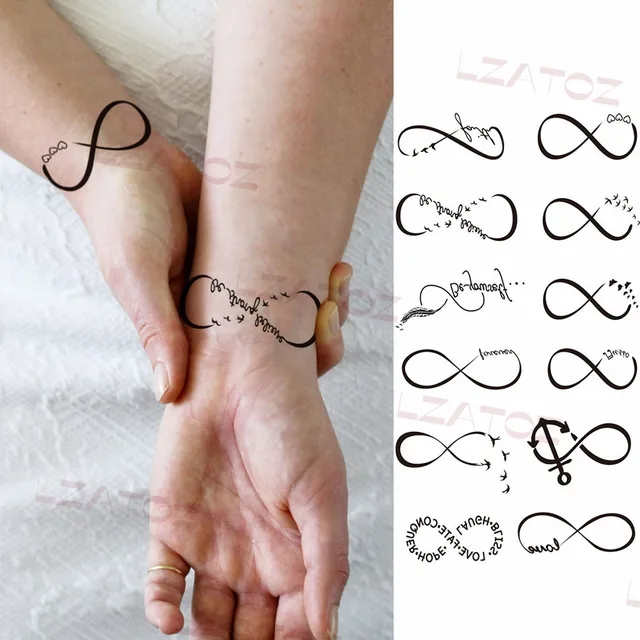 Rose Butterfly Temporary Tattoos For Women Adult Geometric Peony Snake Realistic Fake Tattoo Sticker Fashion Half Sleeve Tatoos Temporary Tattoos Aliexpress