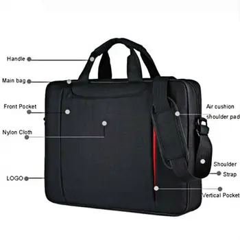 

1Pc 15.6" Ultra-thin Notebook Storage Bag Business Travel Carry Case for Laptop PC Case