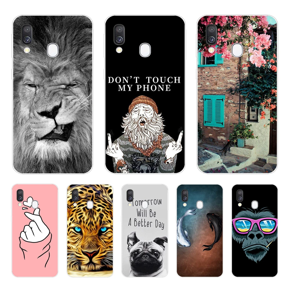 Custodie Per Samsung A40 Custodia Morbida In Silicone Cover Posteriore Telefono Etui Per Samsung Galaxy A40 Galaxy A40 A405 A405 Sm-A405F A405F Cartoo