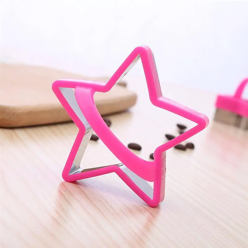 3 шт. звездообразные формочки для печенья из нержавеющей стали DIY форма для печенья кухонный инструмент для выпечки(Rosy