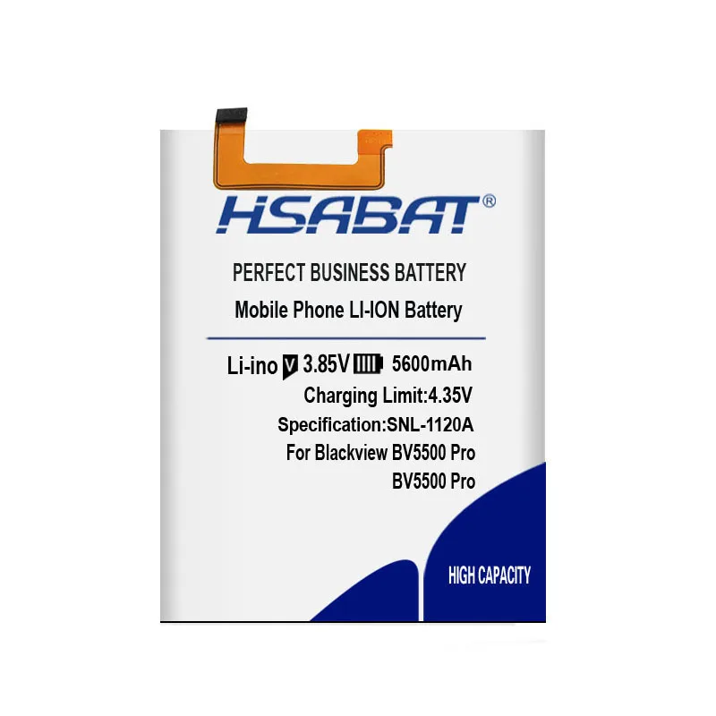 HSABAT 5600 мАч BV5500 Аккумулятор для Blackview BV5500 для Blackview BV5500 PRO