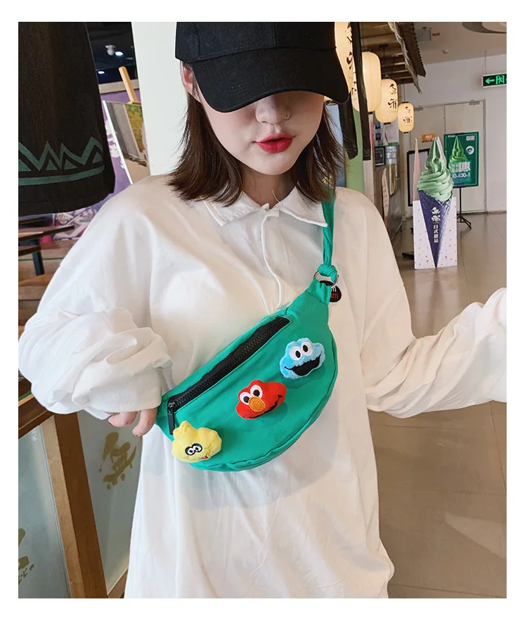 Korean-style Autumn And Winter New Style CHILDREN'S Bag Girls Cotton Cloth Shoulder Cross-body Bag Versatile Mini Accessori
