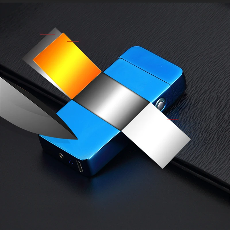 Двойная импульсно-дуговая Зажигалка usb зарядка ветрозащитные, импульсные зажигалки Dragon сигарета зажигалка электронная usb Зажигалка гаджеты