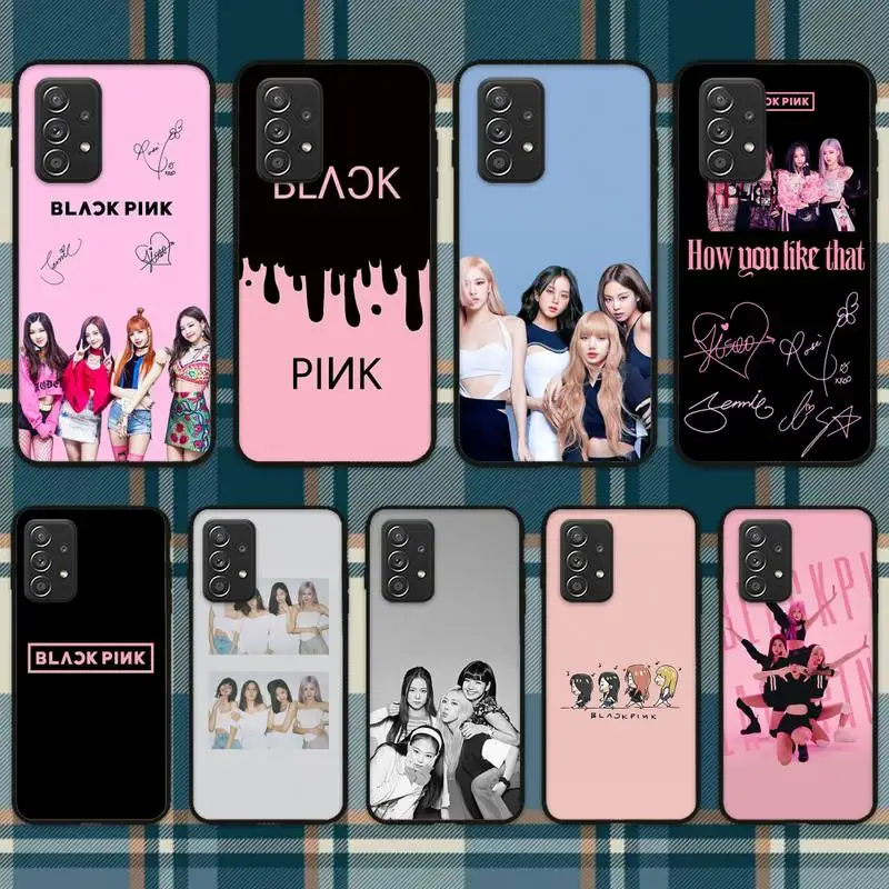 Чехол для телефона Kpop BLACKPINKs девочек чехол Samsung Galaxy A02 A12 A21 A22 A32 A41 A42 A51 A71 A72 |