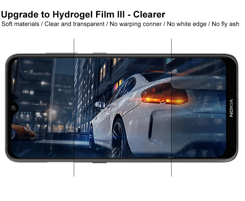 Для Nokia 6,2 7,2 Imak Hydrogel III 3 для Nokia 6,2 7,2 защита экрана полное покрытие Передняя Задняя мягкая защитная пленка не стекло
