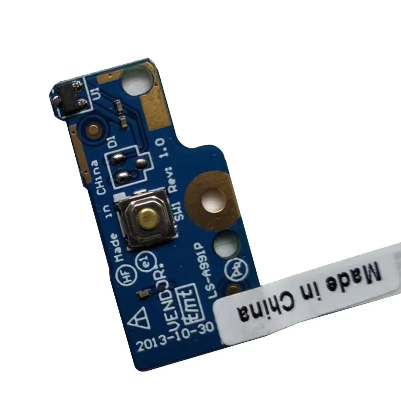 Плата кнопки питания для ноутбука HP Pavilion 14 R 15 G ZS051 LS A991P плата
