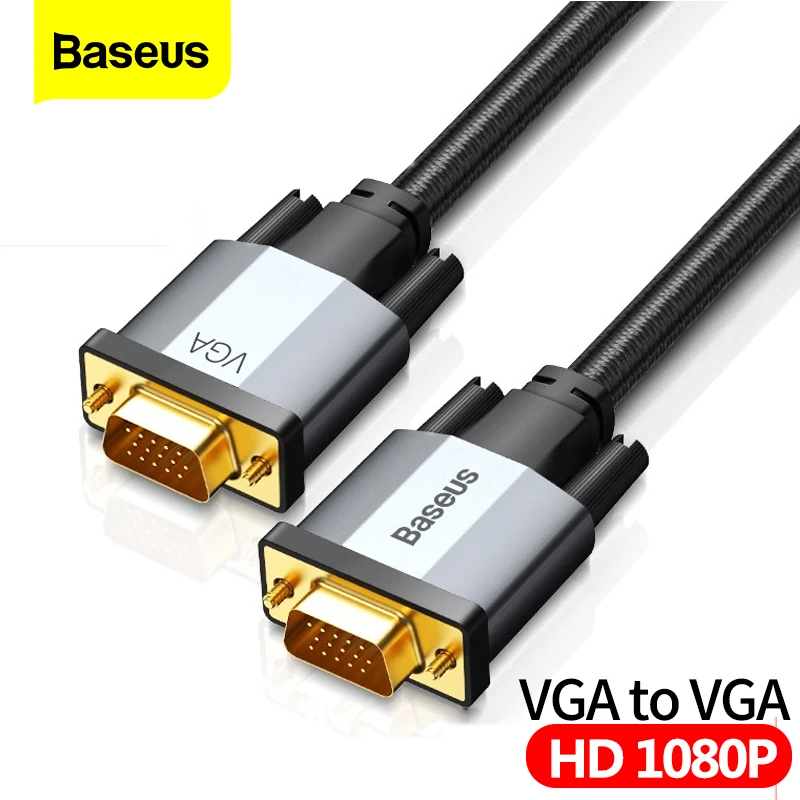 Кабель VGA Baseus 15 контактов 1080P HD штекер штекер|Кабели VGA| |