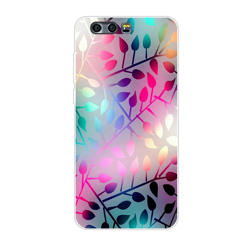 Мягкий TPU чехол для huawei Honor 9 STF-L09 STF-AL00 STF-AL10 STF-TL10 силиконовый чехол-накладка для телефона чехол для huawei Honor9 печати мешок ракушек - Цвет: Зеленый