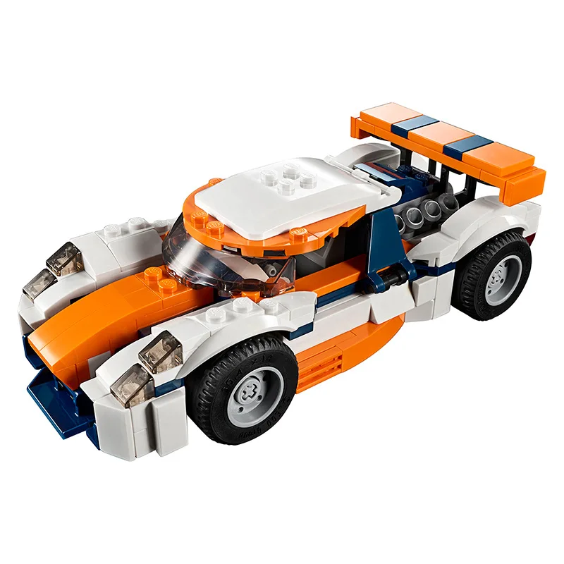 LEGO March New Products Flexible Creative Series Sunset Site Race Car 31089 Lego Toy Building Blocks