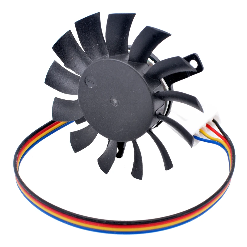 Passo do Furo Controle de Velocidade Ventilador de Refrigeração para Roteador Diâmetro 35x35x27mm 4 Fios 4pin Pwm Macio Dfb500912m Dc12v 1.6w 45mm - Imagem 2