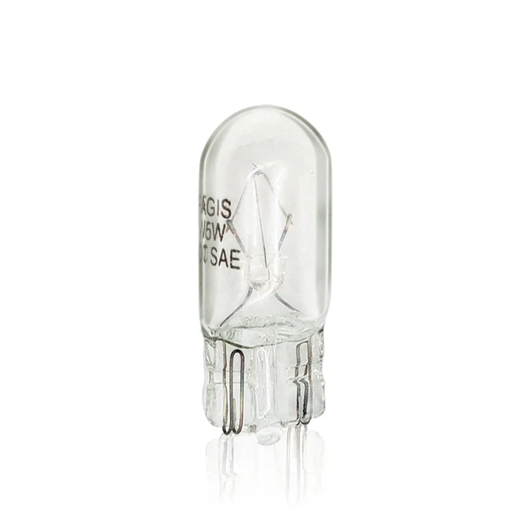 Fagis 10pcs Car T10 Halogen W5W 194 158 Wedges 12v 5w Auto Lamp Warm White Bulbs Instrument Light Reading Lights Clearance Lamp