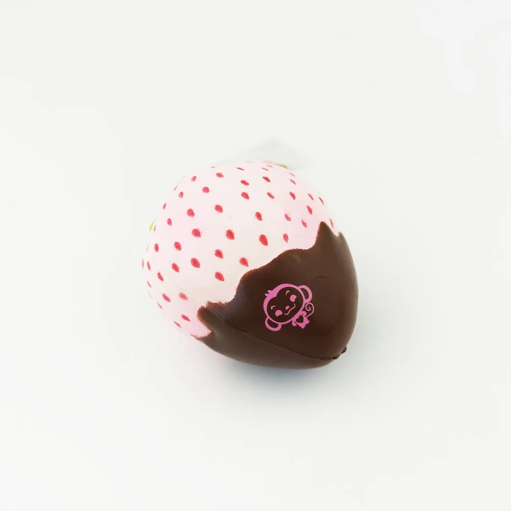 chocolate Punimaru мягкий мини аромат клубники с может выжать медленно отскок релиз давление анти-стресс подарки для детей - Цвет: chocolate