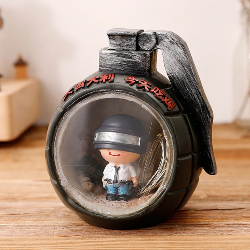 Car Ornament Game Playerunknowns Battlegrounds PUBG Character Toy Cute Decoration Auto Interior Bob