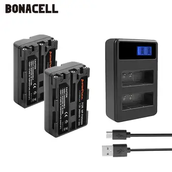 

Bonacell 2400mAh NP-FM500H NP FM500H NPFM500H Camera Battery+LCD Dual Charger For Sony A57 A58 A65 A77 A99 A550 A560 A580 L50