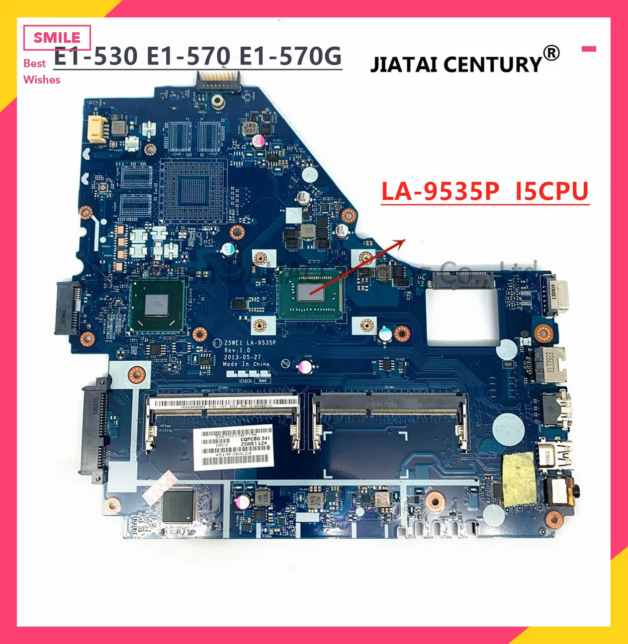 NBMEP11003 NB.MEP11.003 Z5WE1 LA-9535P для ACER E1-530 E1-570 E1-570G материнская плата портативного