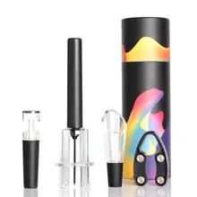 Wine Opener Air Pump Stopper Stainless Steel Preserver Sealer Plug Kitchen Vacuum Corkscrew Corks Out Barware  Accessories Stuff
