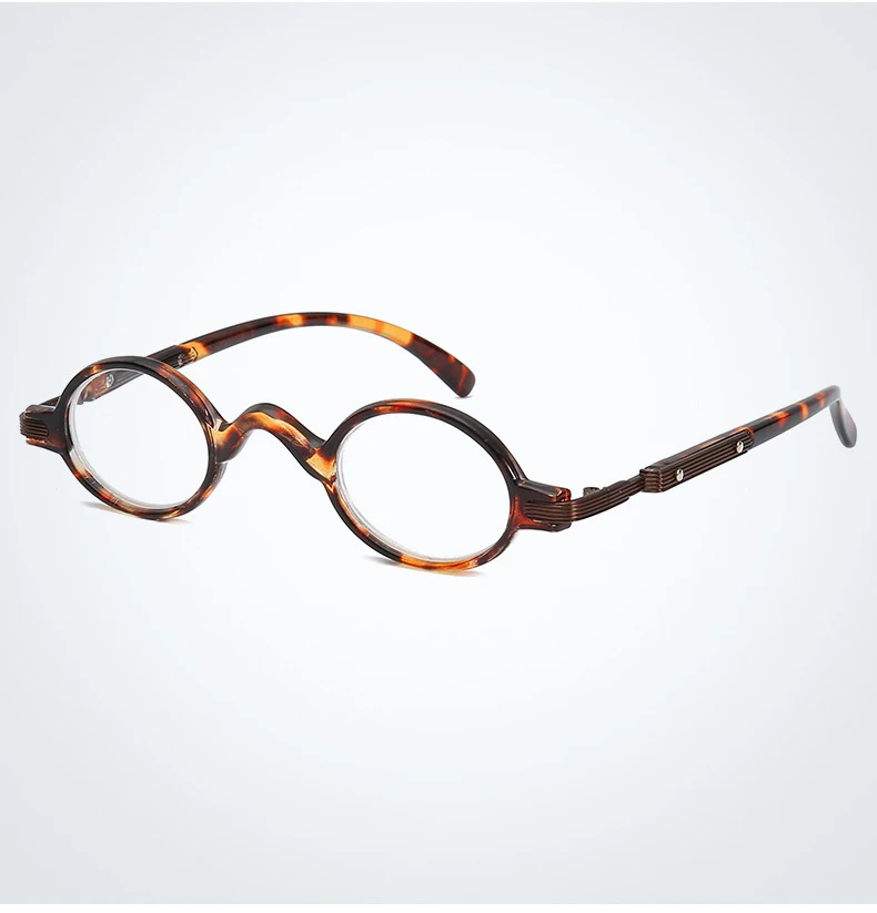 Small Oval Reading Glasses Men Women Retro Round Hyperopia Presbyopia Eyewear Glasses with Diopter+1.0 1.5 2.0 2.5 3.0 3.5 4.0