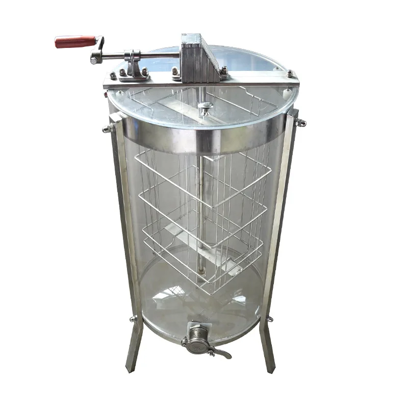 

Beekeeping Tools 2 Frame Manual Transparent Acrylic Honey Extractor Shake Honey Play tang tong Honey Seperater Dumped Honey Mach