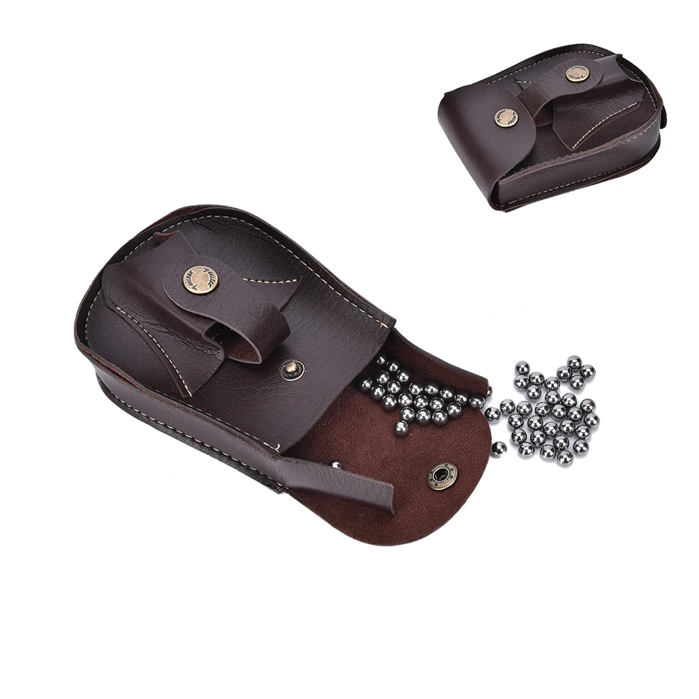 Pcs cm Leather Slingshot Pouch Catapult Case Steel