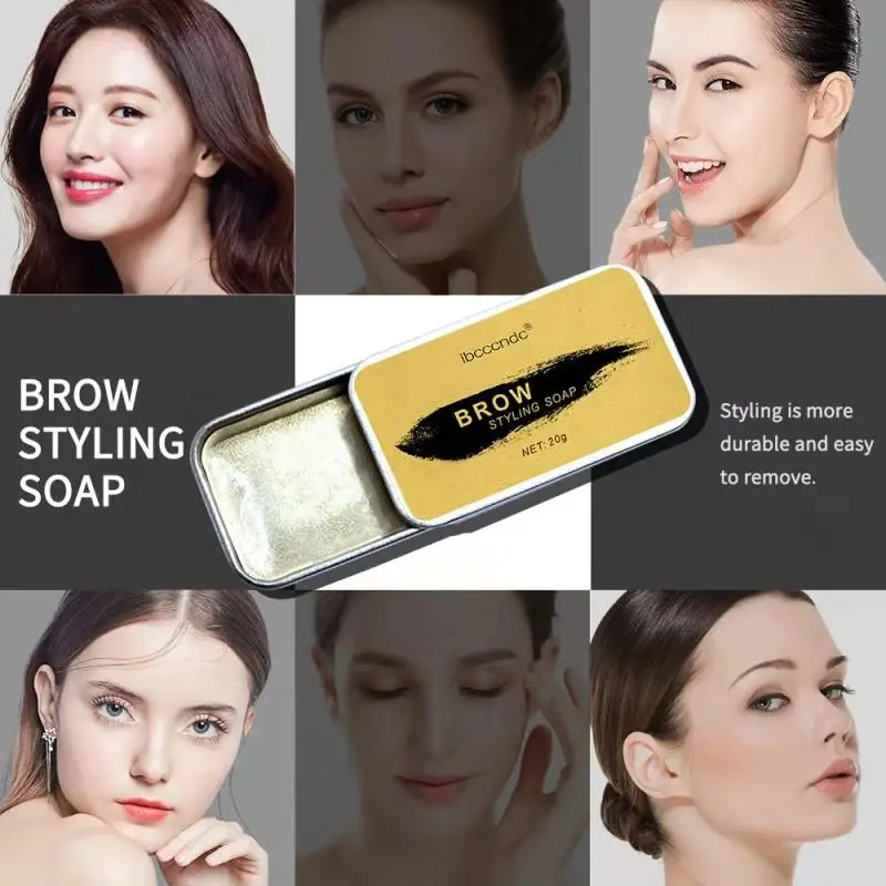 

1PC 3D Feathery Brows Setting Gel Waterproof Soap Brow Makeup Kit Lasting Eyebrow Gel Women Eyebrow Tint Pomade Cosmetics MSTAYR