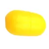 5pcs 10pcs 1cm Inner Dia Yellow Fishing Pool Line Plastic Float Line Rope Buoy 2.4*1.5inch ► Photo 3/4