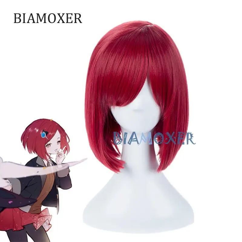 Парик для косплея цымено химико из Danganronpa V3: Killing Harmony термостойкие короткие