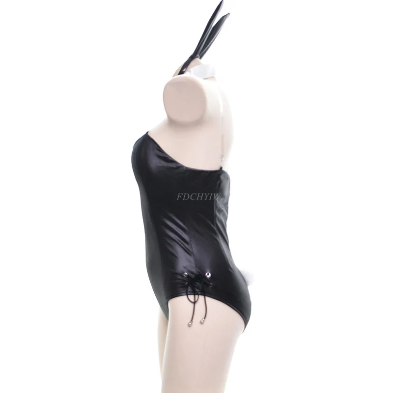 Women Cosplay Costume Bunny Girl Faux Leather Rabbit Woman Set For Comic Show